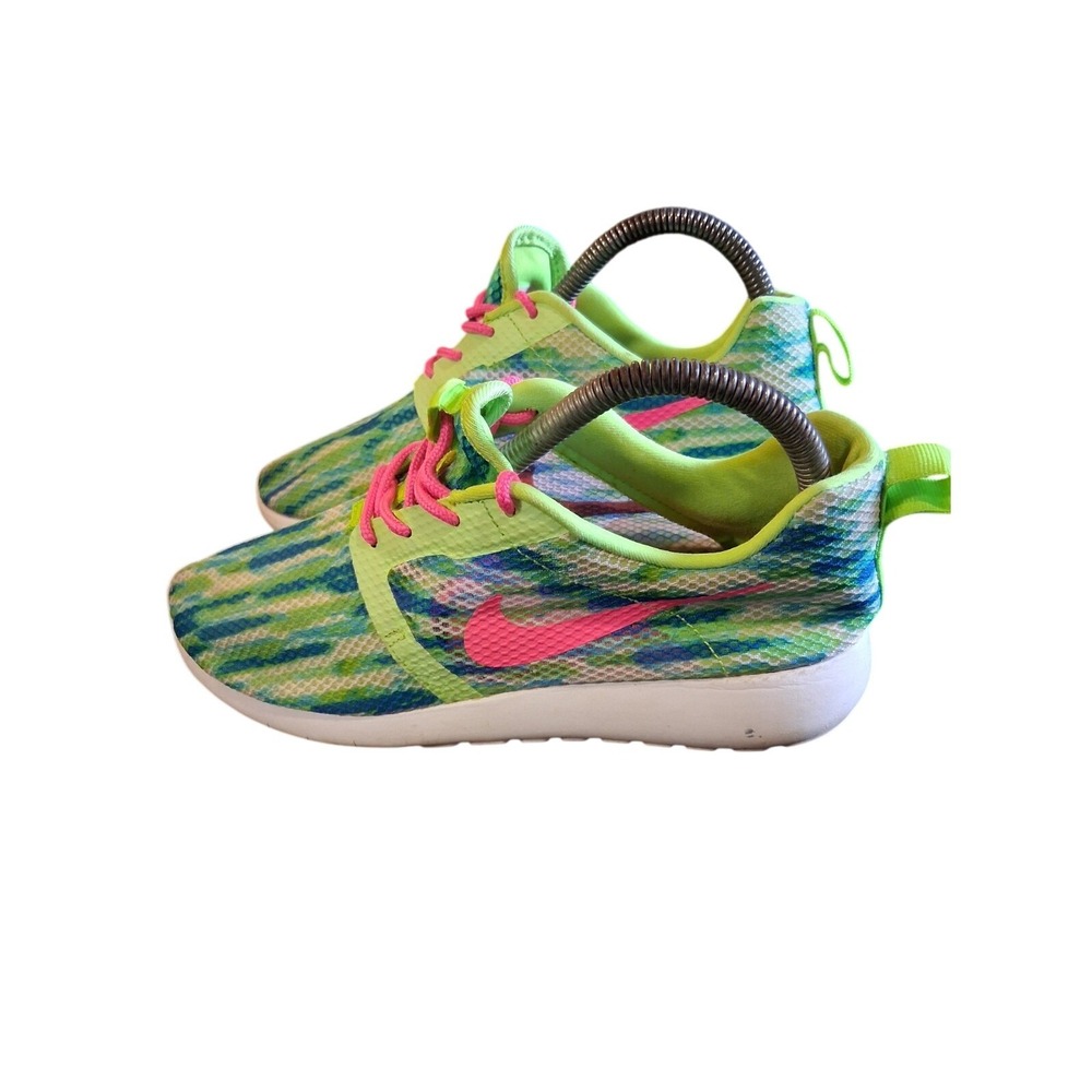 Nike Shoes Women's 6.5 Youth 5Y Rosherun Flight Green Camo Running  705486-101